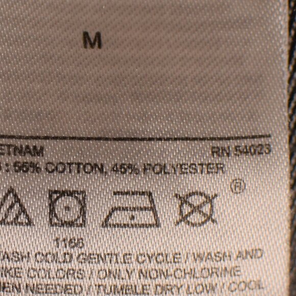 Banana Republic Men's Grey Collared Polo Shirt Business Casual Academia Preppy M - Picture 9 of 10